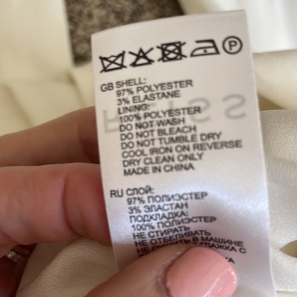 NWOT Reiss White Bea Buckle Detail Jumpsuit size 4 - Picture 11 of 12